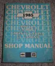1985 Monte Carlo Shop Manual
