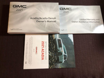 GMC owner manual