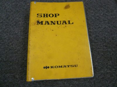 Komatsu Shop Manual