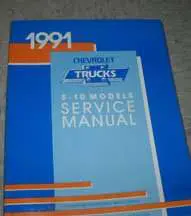 1991 Chevy S-10 Service Manual