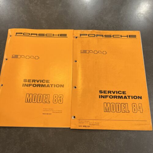 1984 Porsche 944 Service Manual