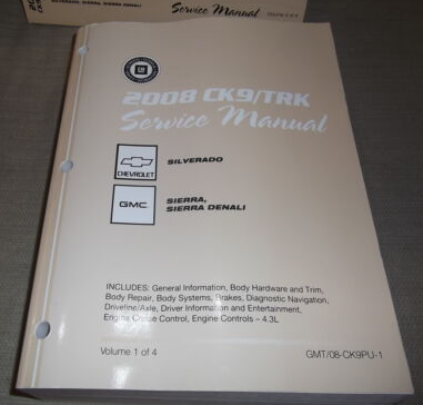 2008 Chevrolet Silverado Service Manual